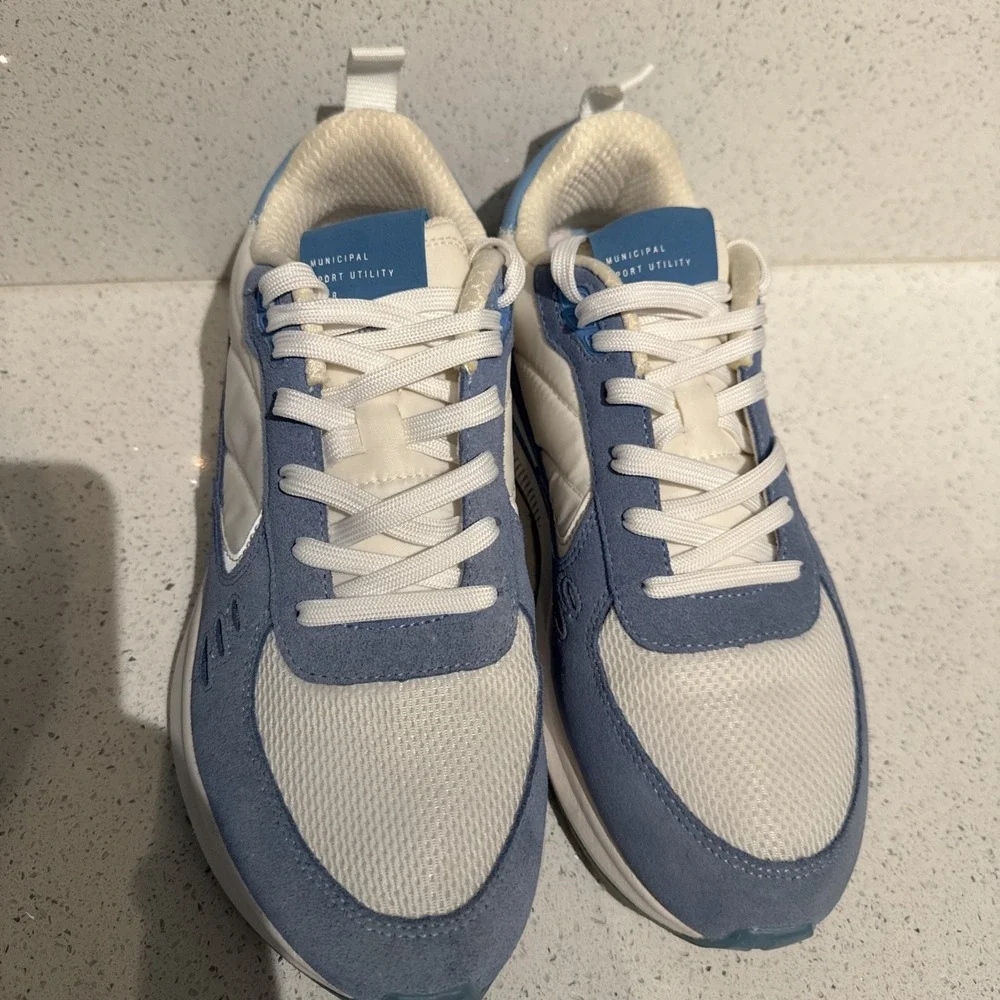 Mark Wahlberg Municipal Origin Sneakers Men's US9.5/9 White/Sky Blue